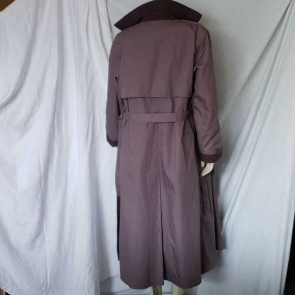 Vtg London Fog Trench Coat by Wamsutta Size 12 - Picture 3 of 8